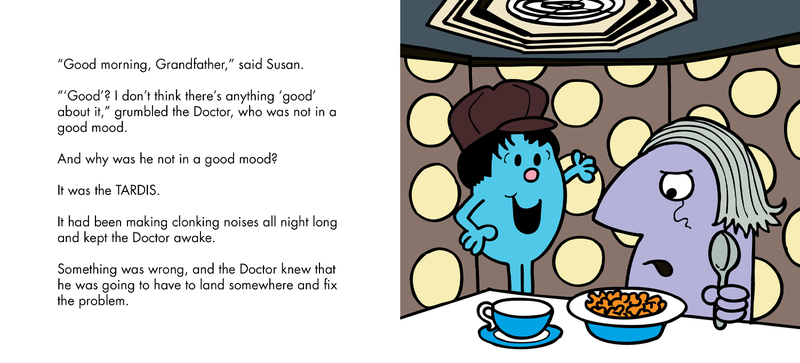 Illustration for article titled The Doctor Is an Adorable Grump In the First Look Inside the Doctor Who/Mr. Men Mashup
